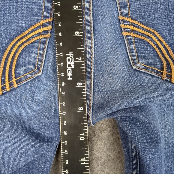 Hollister Jeans Women Size 3R 26x31 Blue Denim Skinny Fit - Picture 11 of 14